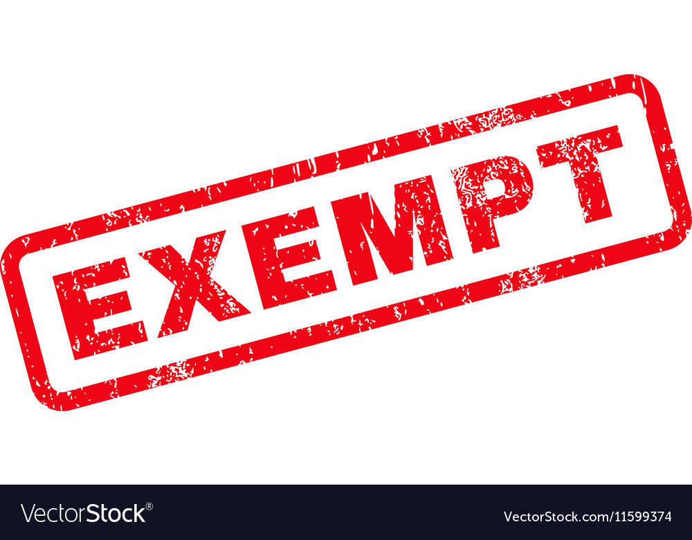 No exceptions rubber stamp Royalty Free Vector Image