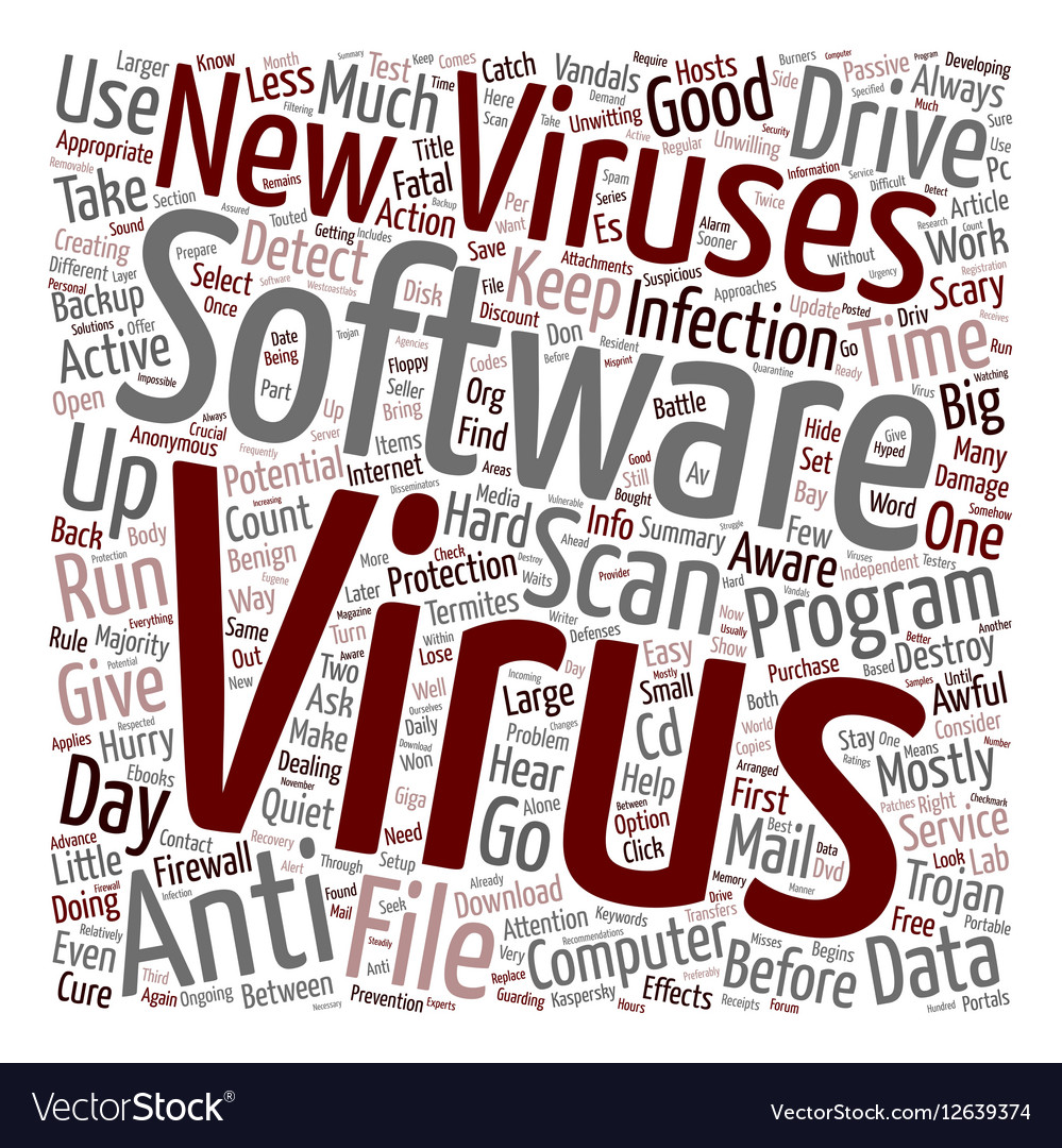 How To Keep Your Computer Virus Free text Vector Image