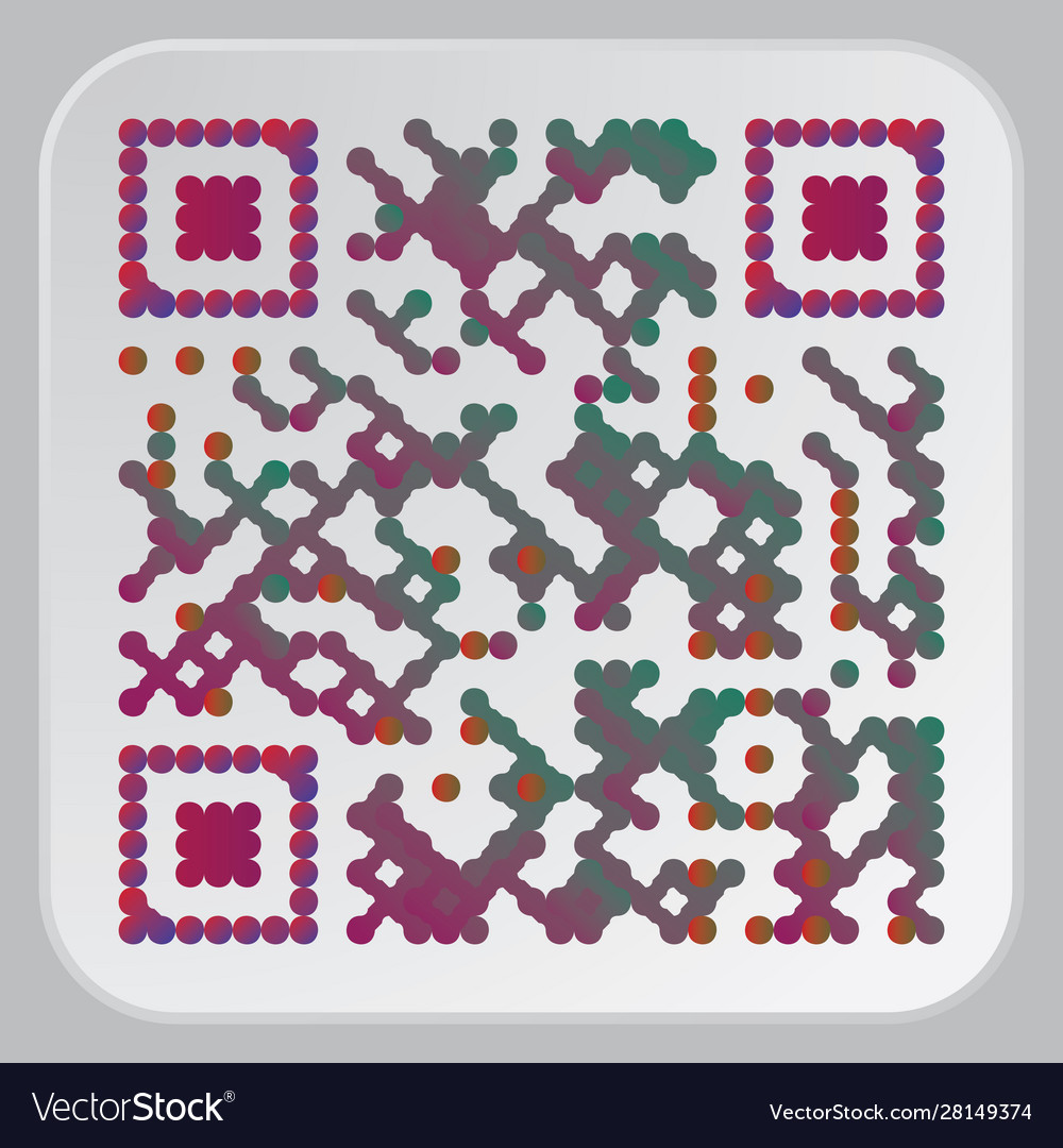 Qr code vector image Qr code