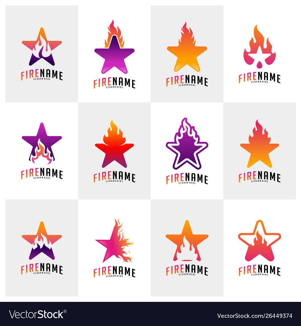 Feuer Sterne Logo Design Inspiration