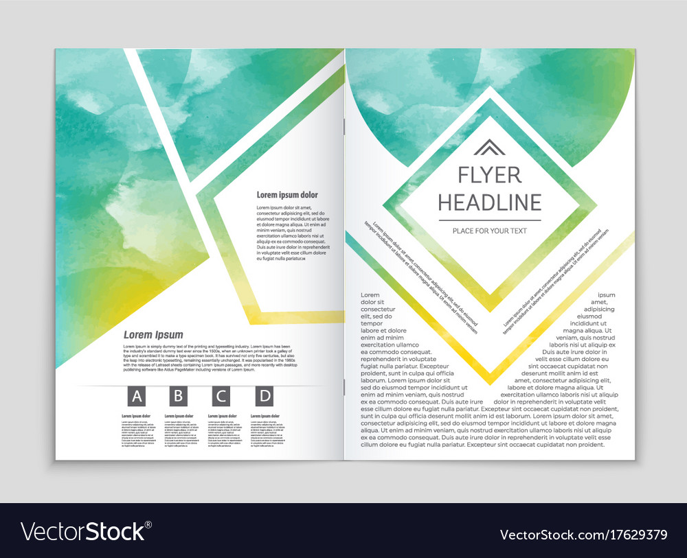 Abstract layout background set for art
