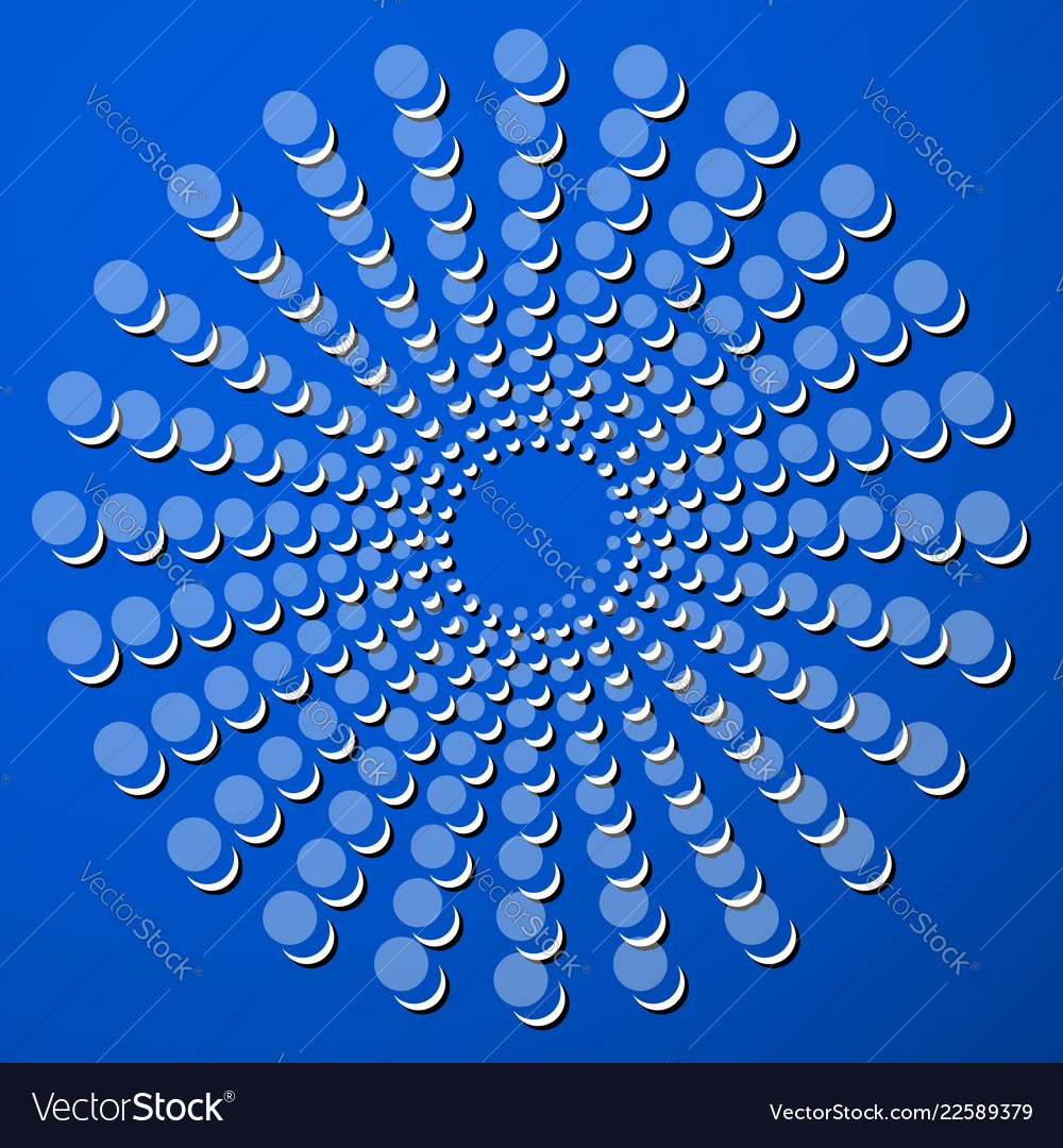 Dots circles circular motif element radiating Vector Image Dots circles circular motif element radiating