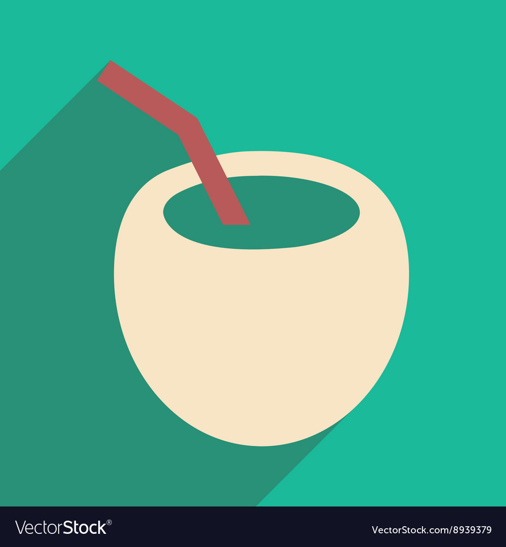 Flat with shadow icon and mobile application
