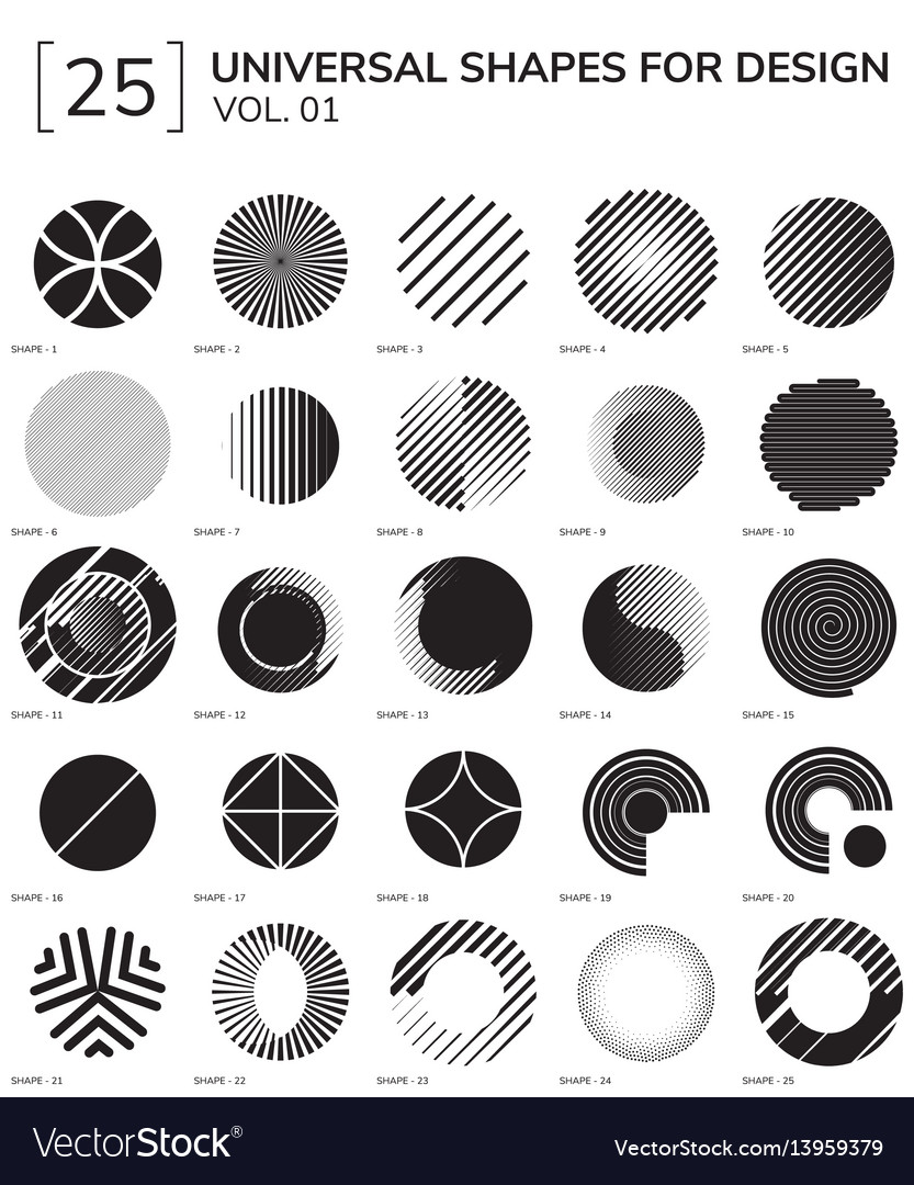 Geometric shapes vector image Geometric shapes