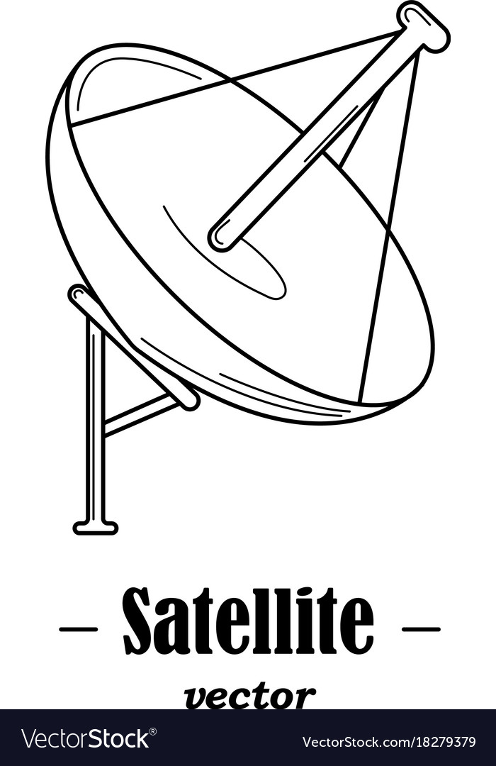 Logotyp für Satelliten