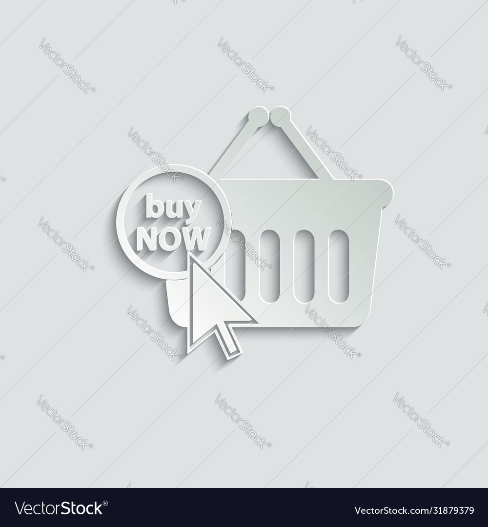 Shopping cart icon supermarket symbol online