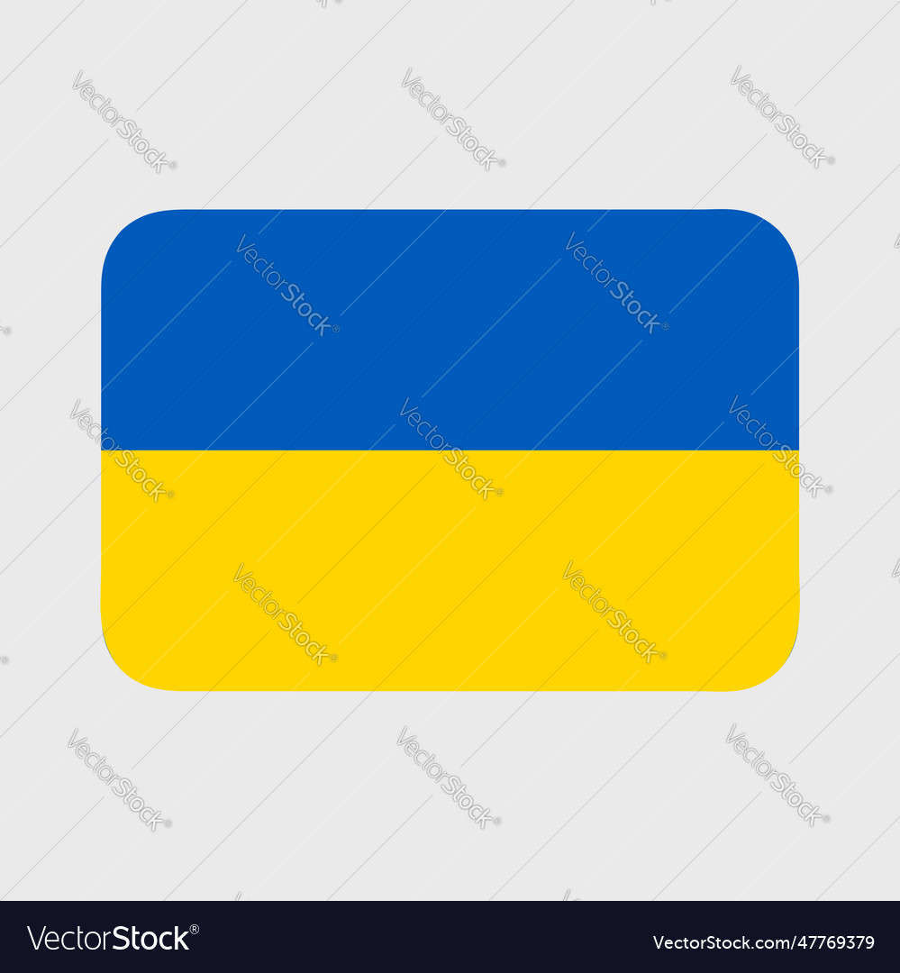 Ukrainian flag blue and yellow of ukraine