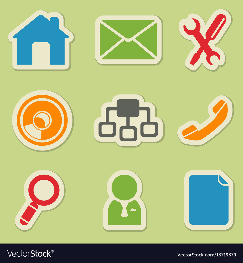 Web site icon set