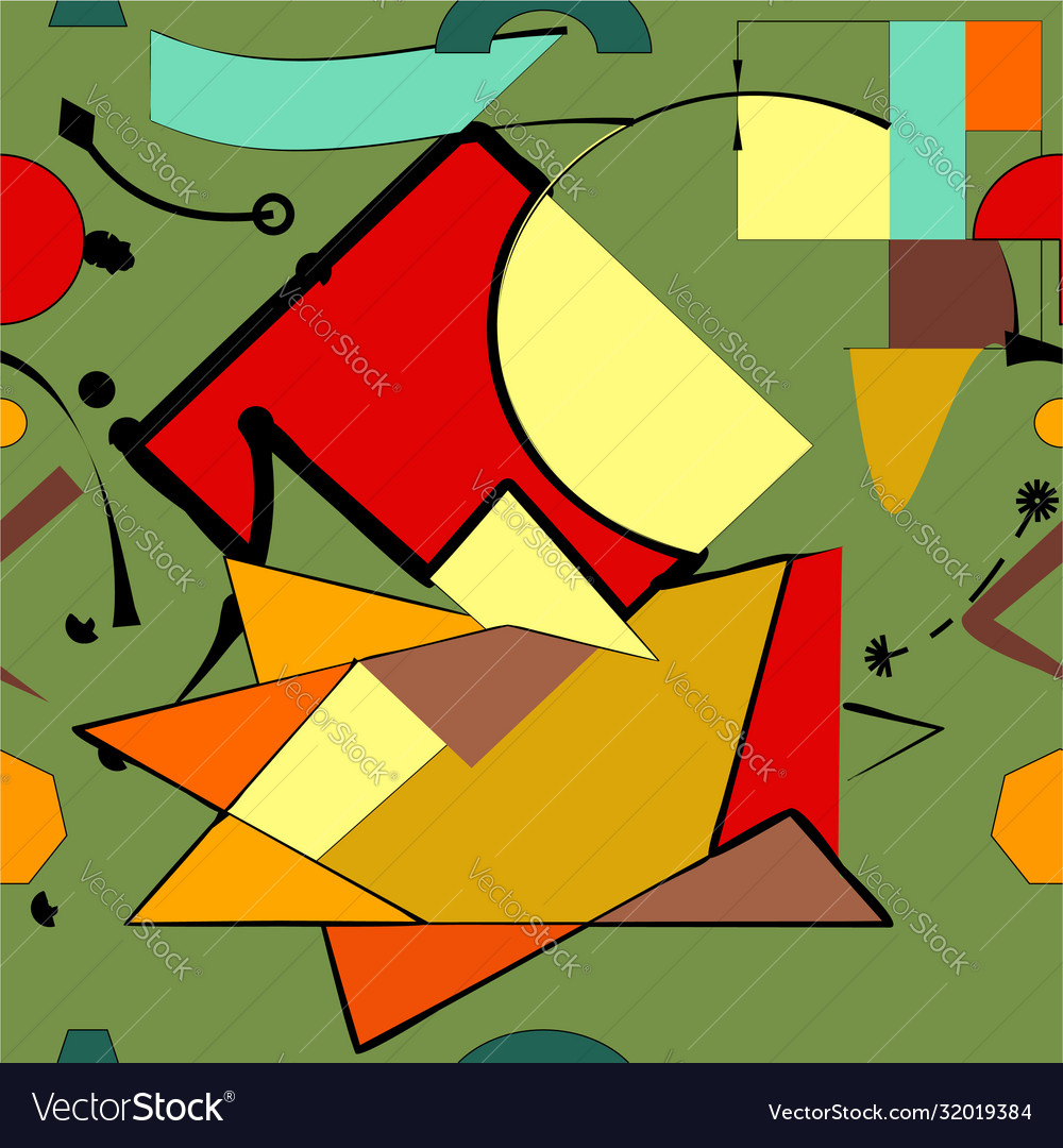 Abstract background seamless pattern-18-08-a