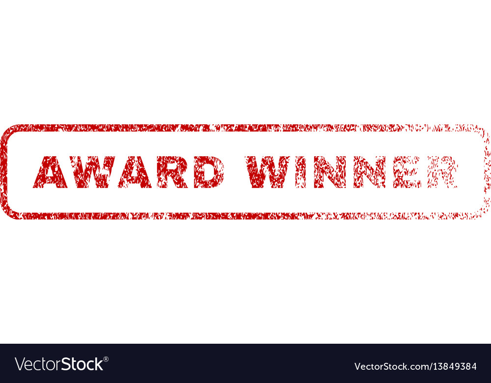 Award winner rubber stamp