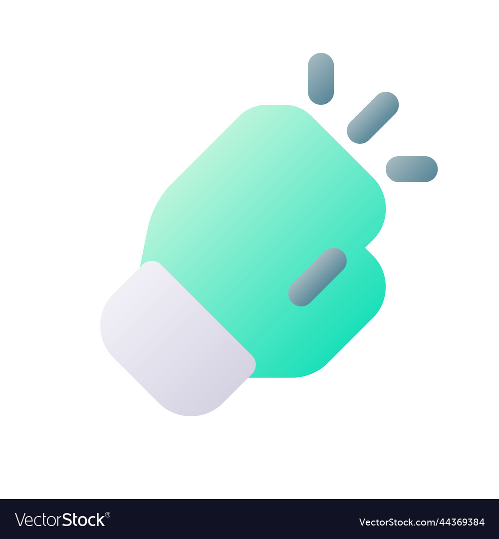 Box match pixel perfect flat gradient two-color vector image Box match pixel perfect flat gradient two-color