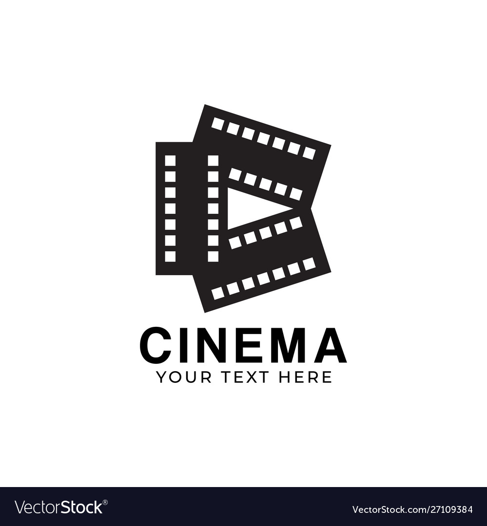 Cinema filmstrip graphic design template isolated Vector Image