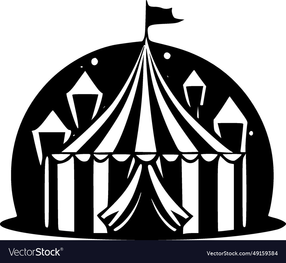 Circus - minimalist and simple silhouette