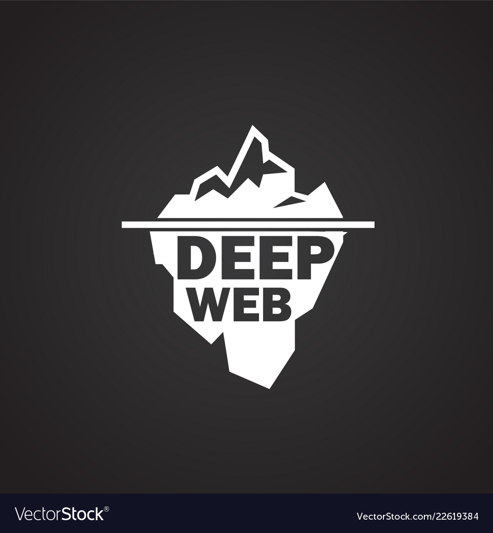 Deep Web Icon - Black Background