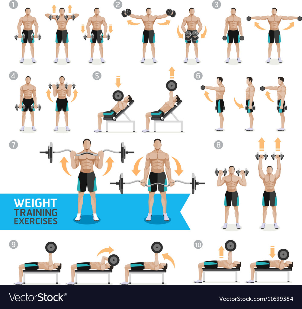 Dumbbell exercises with discount pictures