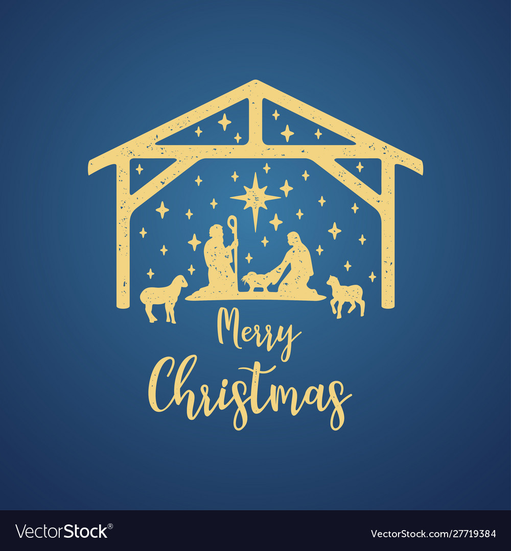 Nativity Scene with Mary and Joseph