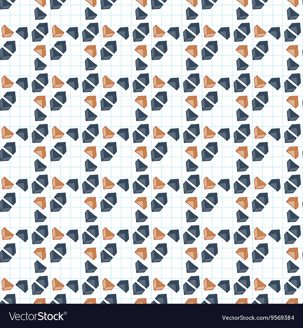 Seamless pattern of primed volume triangles