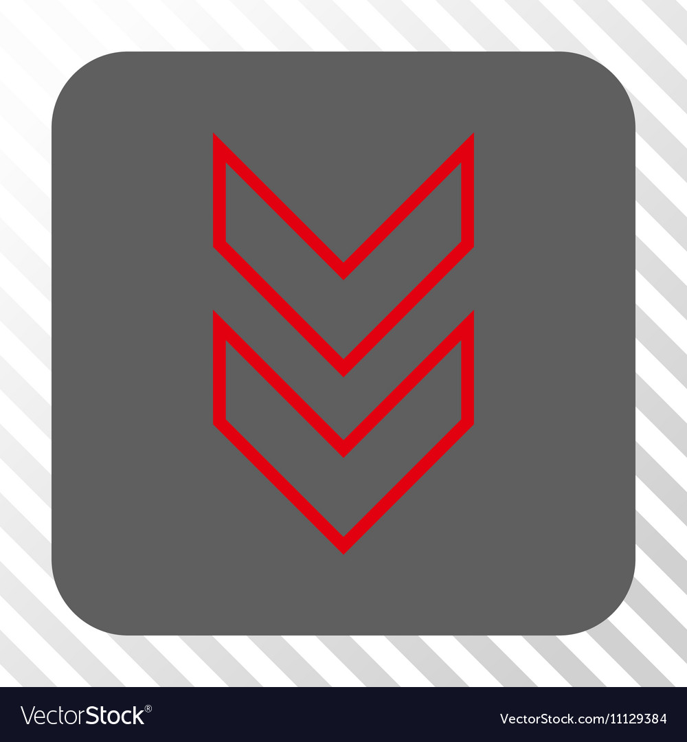 Shift down rounded square button