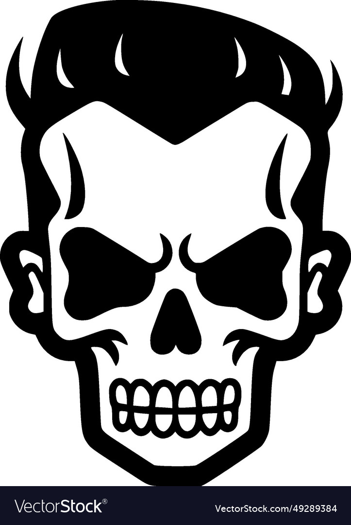 Skull - high quality logo ideal for t-shirt