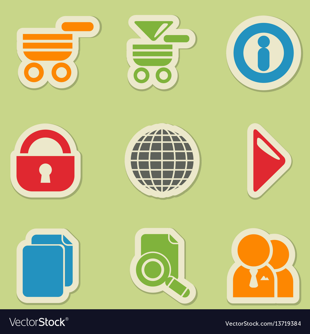 Web site icon set