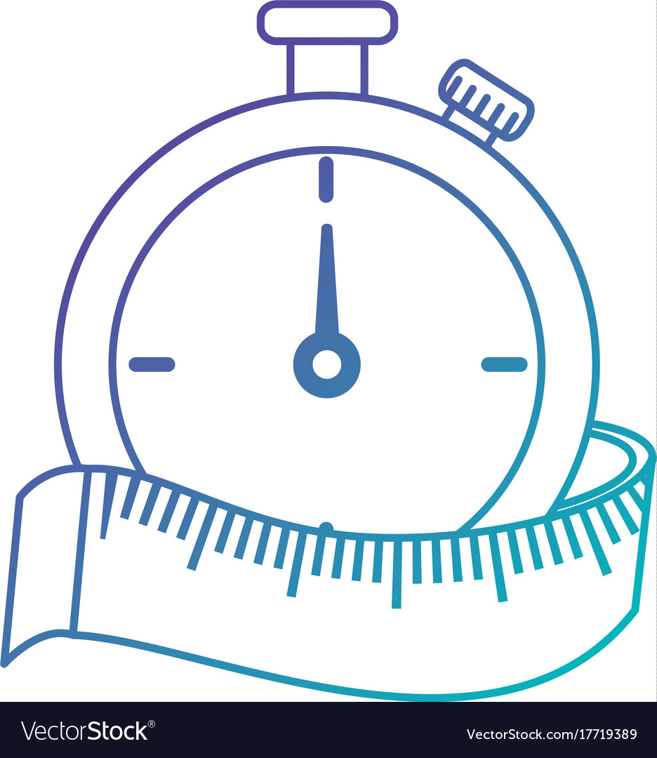 Chronometer timer with tape measure