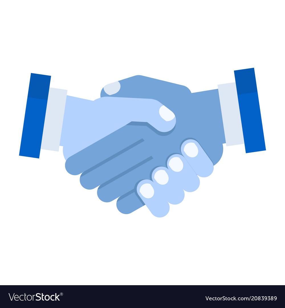 Handshake von Geschäftspartnern