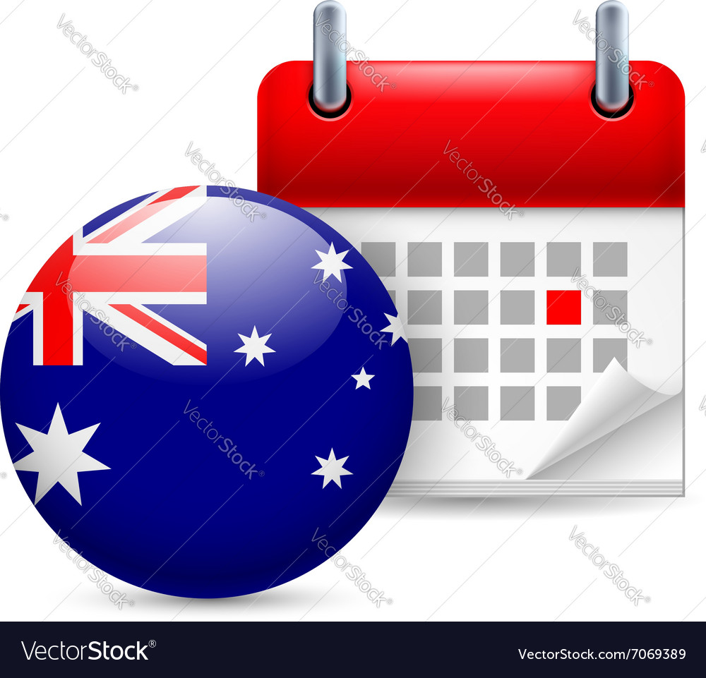 Icon of national day in australia