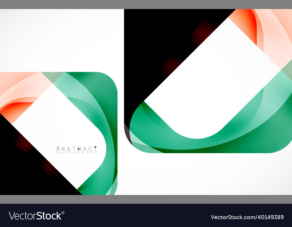 Minimal background abstract square shape vector image Minimal background abstract square shape