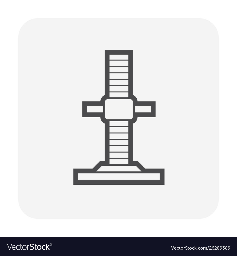 Scaffolding part icon Vector Image Scaffolding part icon