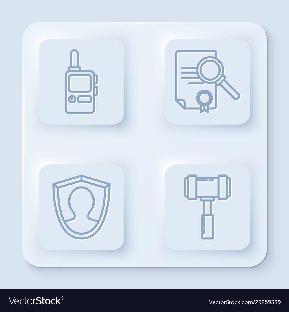 Set line walkie talkie document with search user