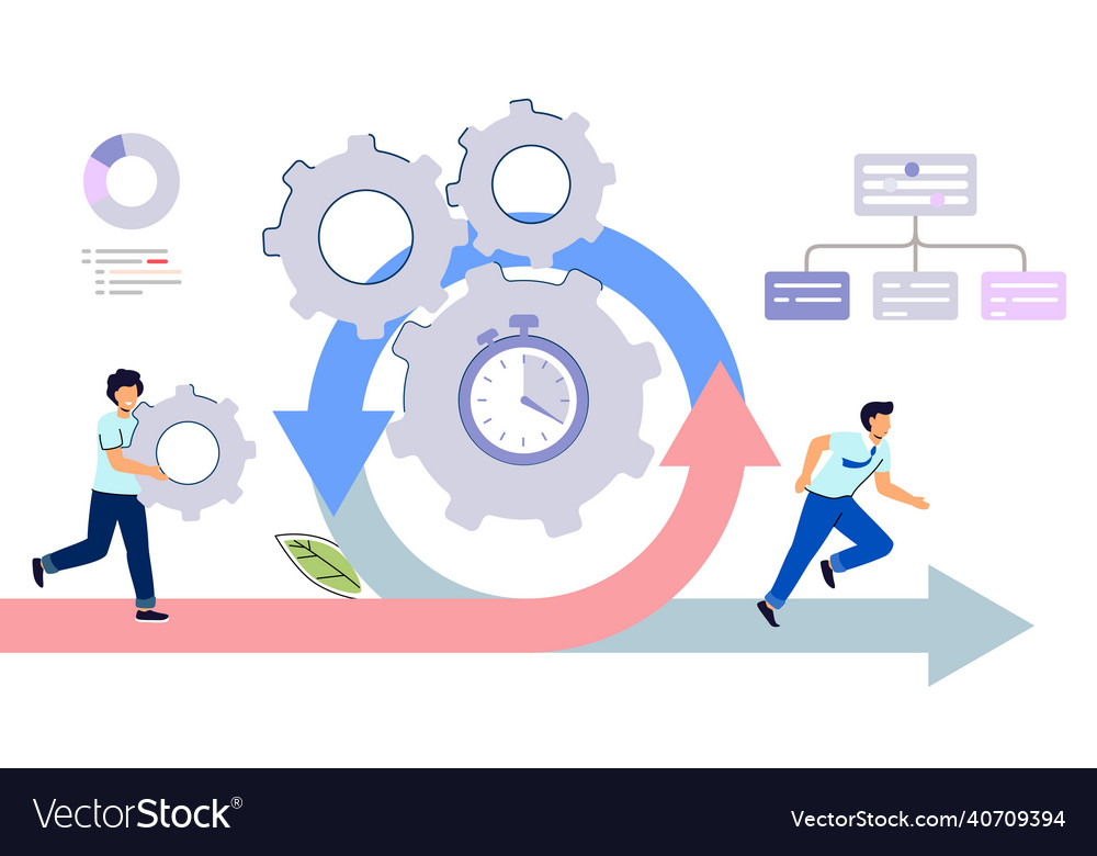 Agile development decisions methodology business vector image Agile development decisions methodology business