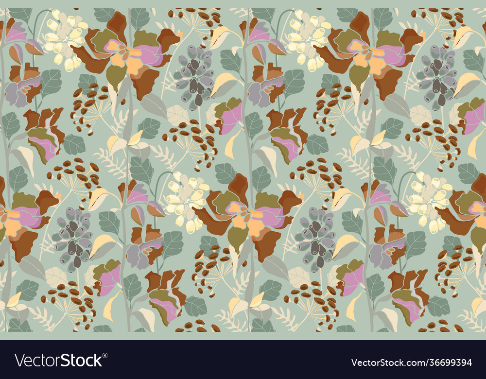 Floral seamless pattern spring summer