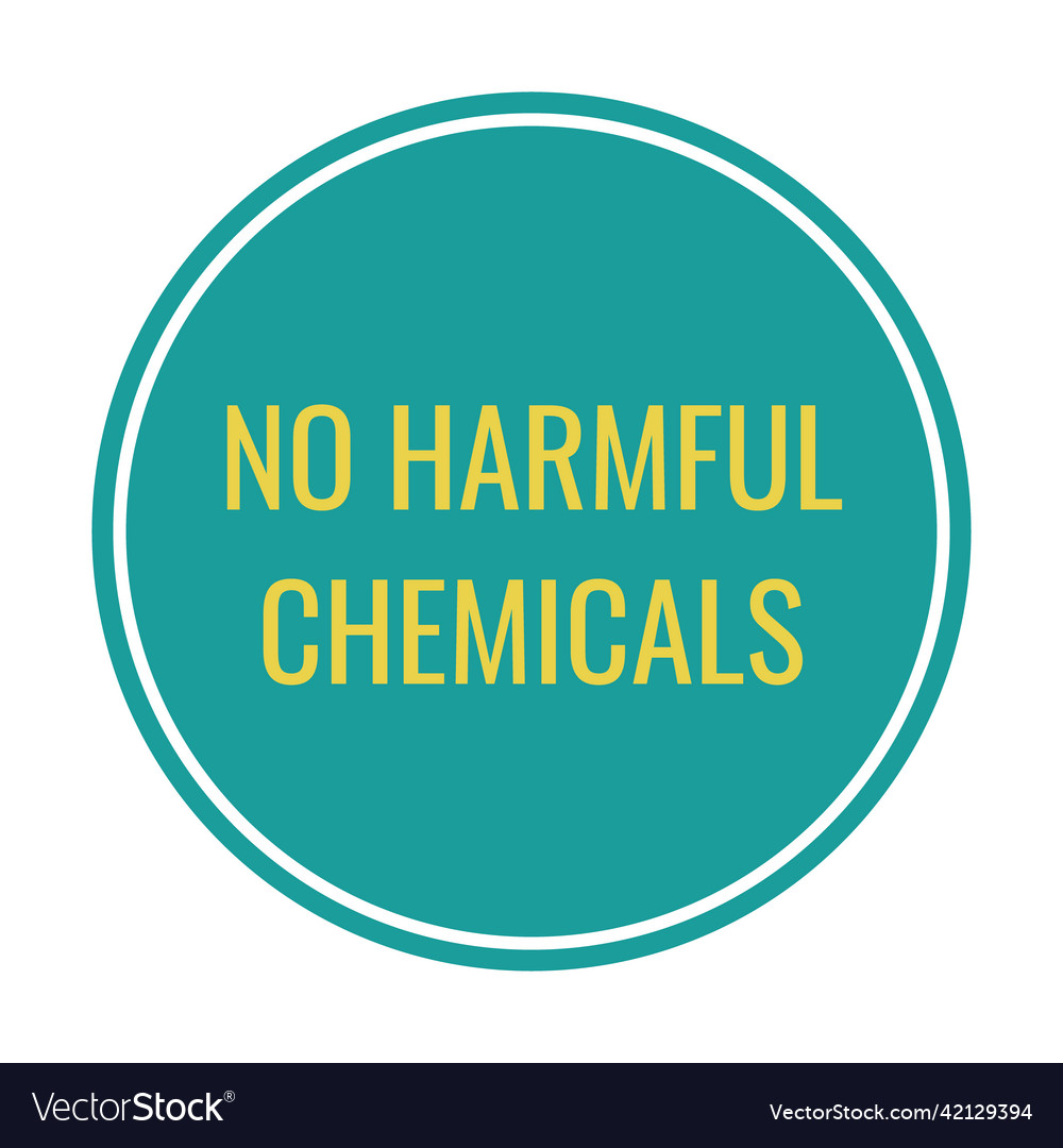 Non toxic label or sticker Royalty Free Vector Image