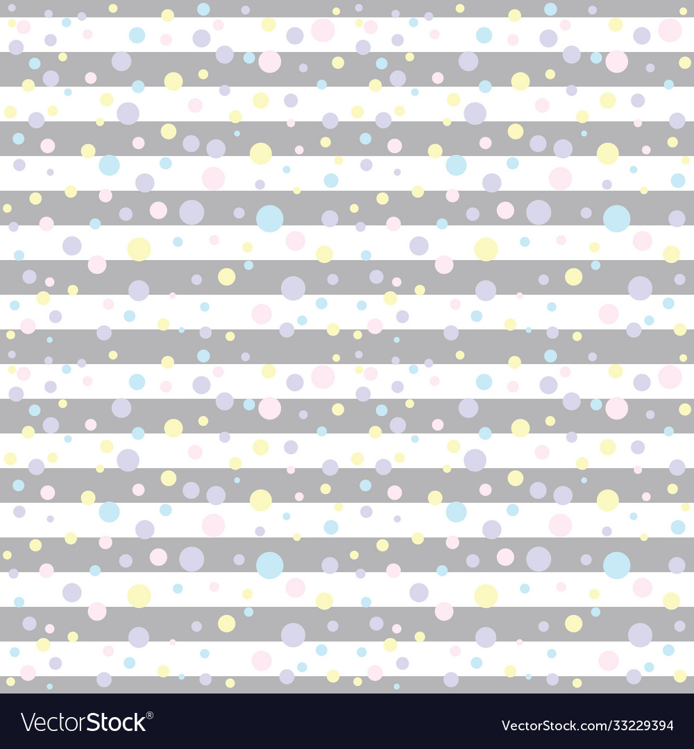 Pastel stripe pattern with dots