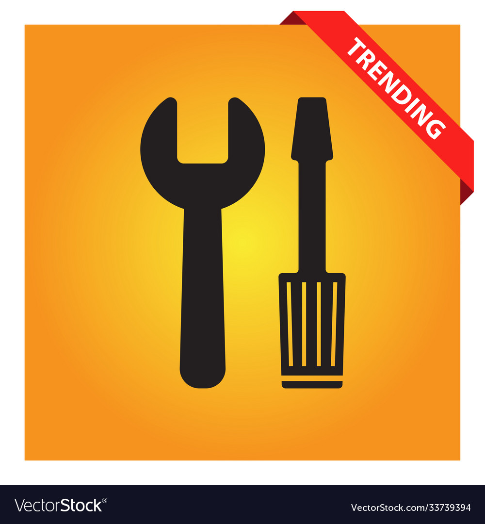 Screwdriver work tool icon for web and mobile Vector Image Screwdriver work tool icon for web and mobile