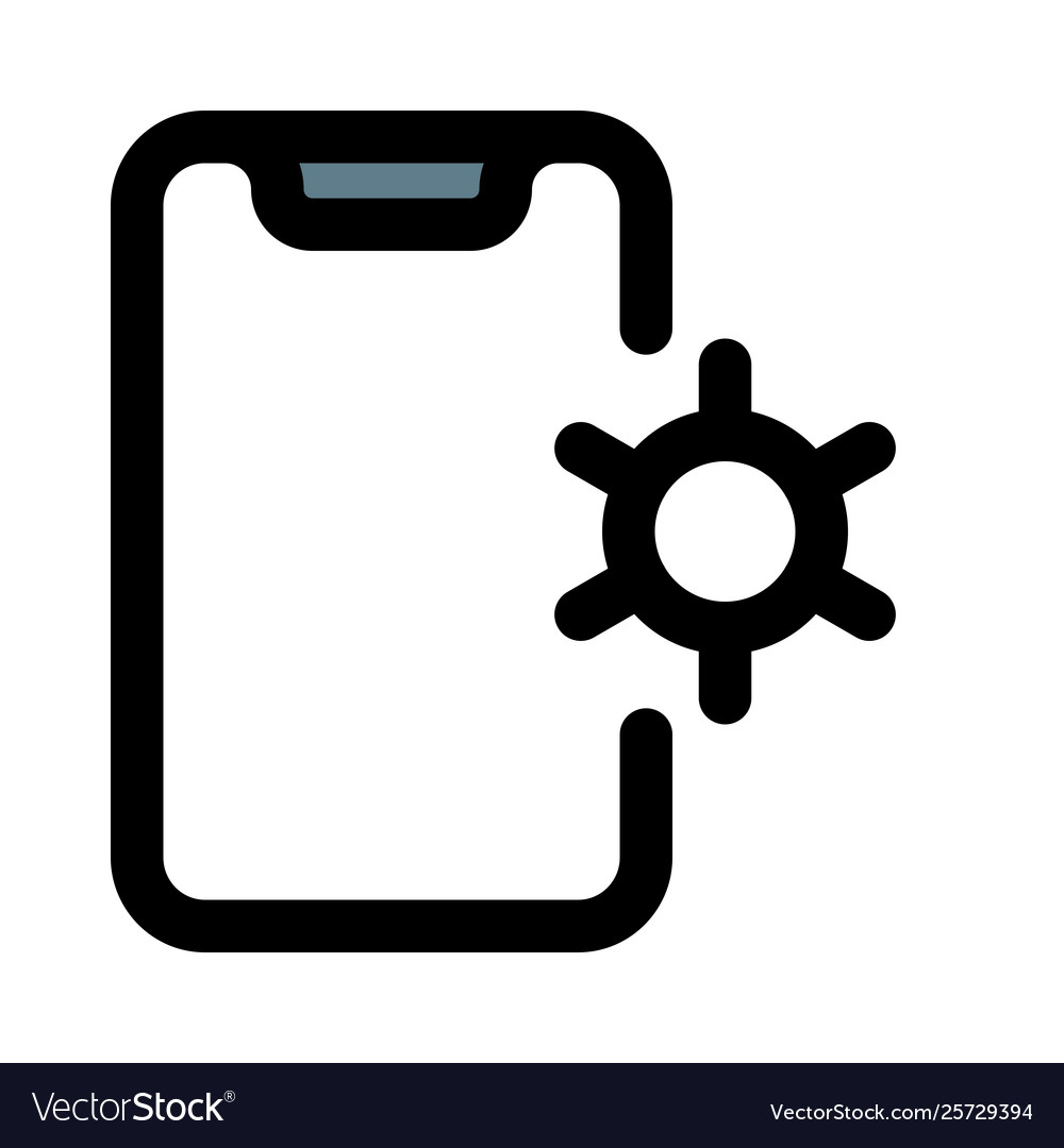 Smartphone advance feature setting and preferences vector image Smartphone advance feature setting and preferences