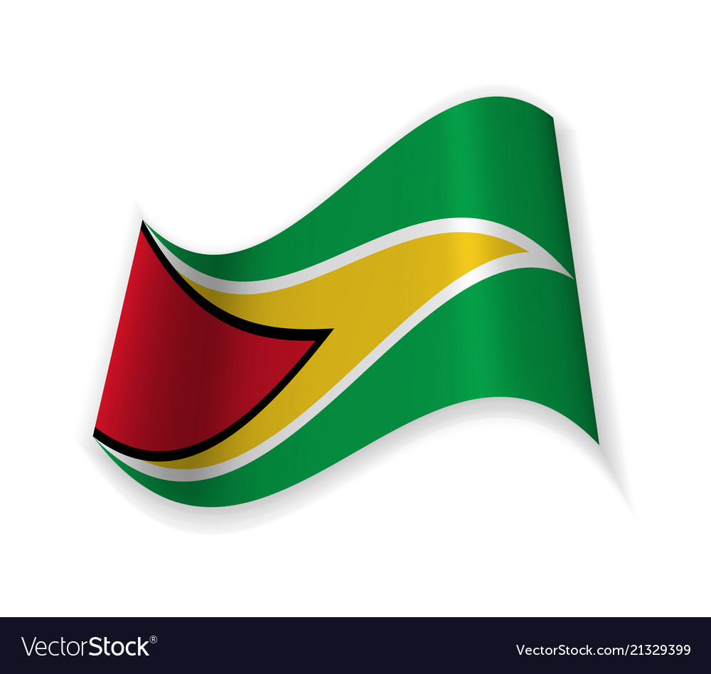 Flag of the cooperative republic guyana Royalty Free Vector