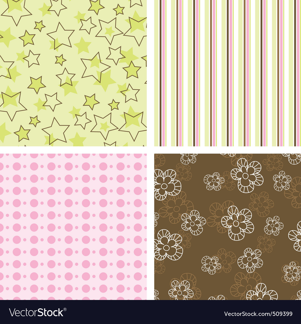 Floral Scrapbook Patterns