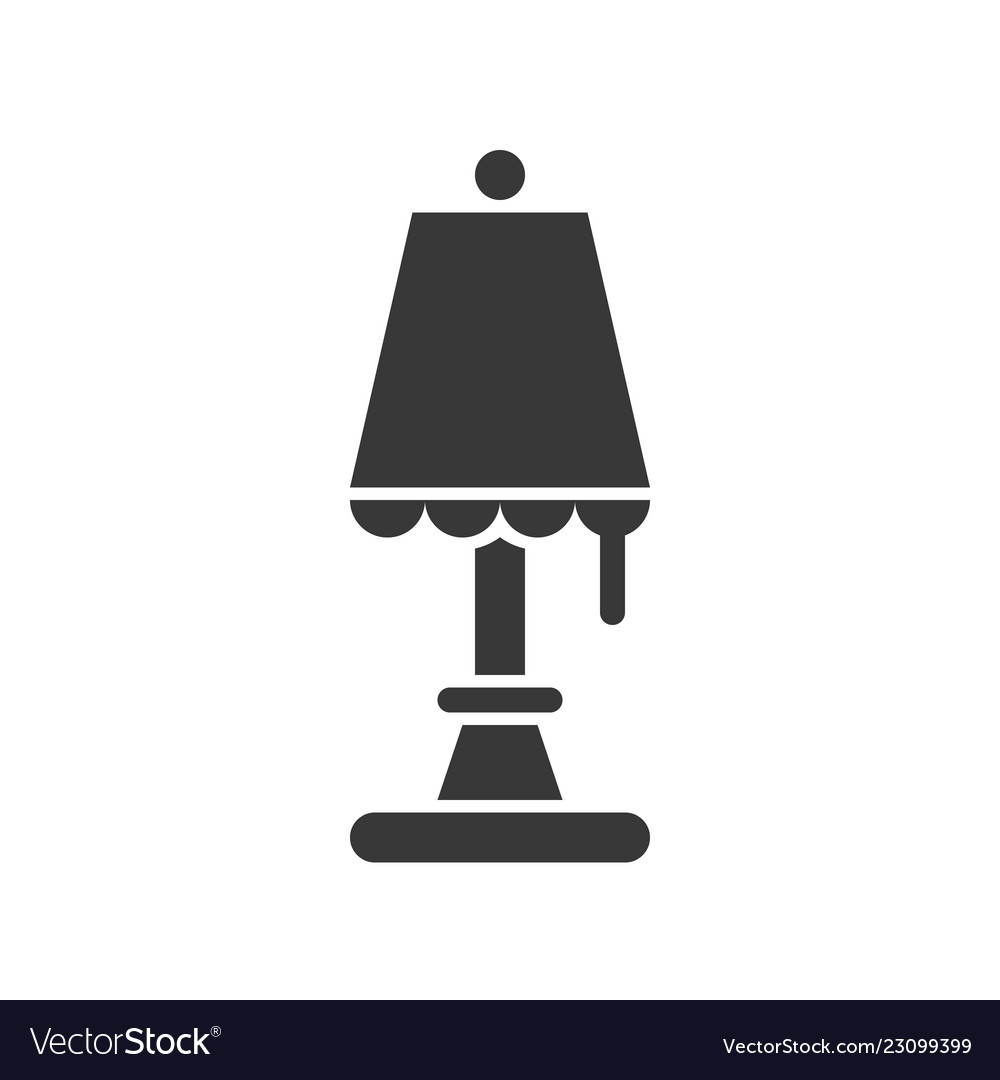 Lantern or lamp icon solid style