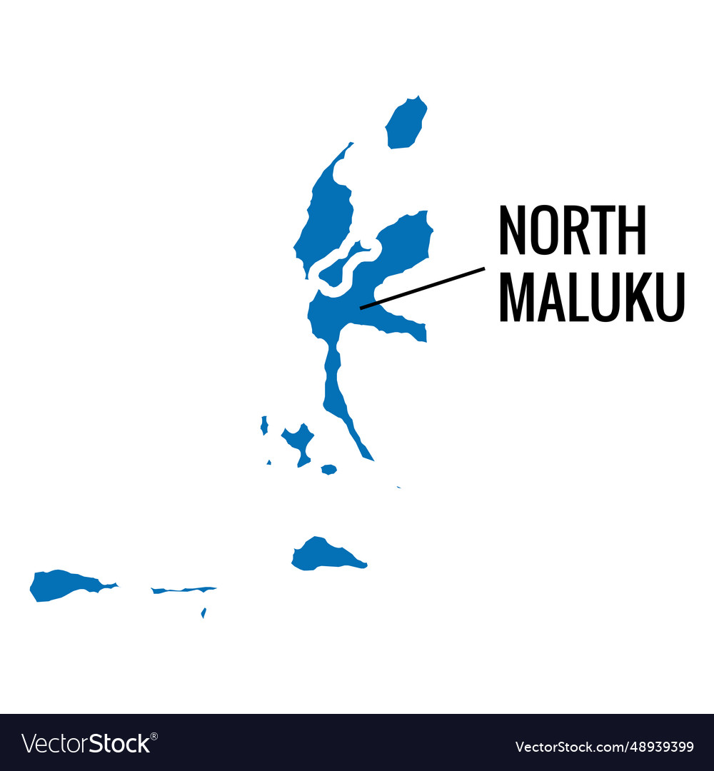 North maluku province map