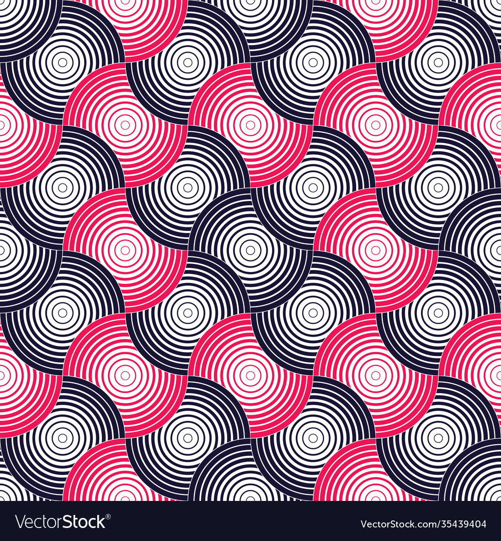 Abstract lines geometric seamless pattern repeat vector image Abstract lines geometric seamless pattern repeat