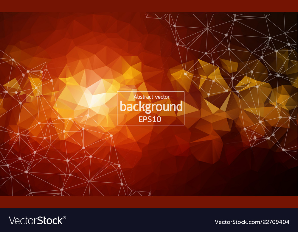 Abstract Polygonal Network Background