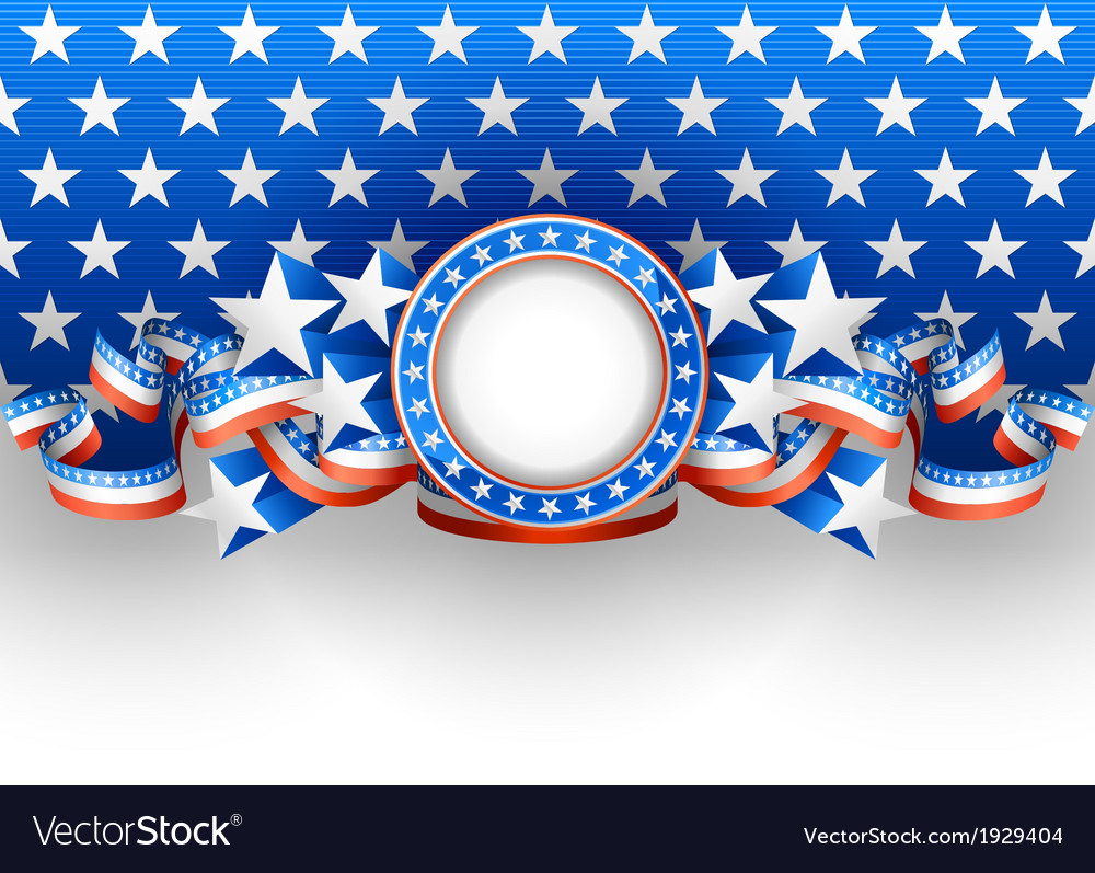 American background Royalty Free Vector Image - VectorStock