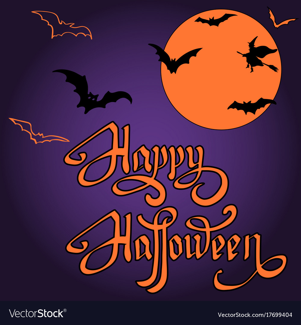 Happy Halloween Design Elements Royalty Free Vector Image