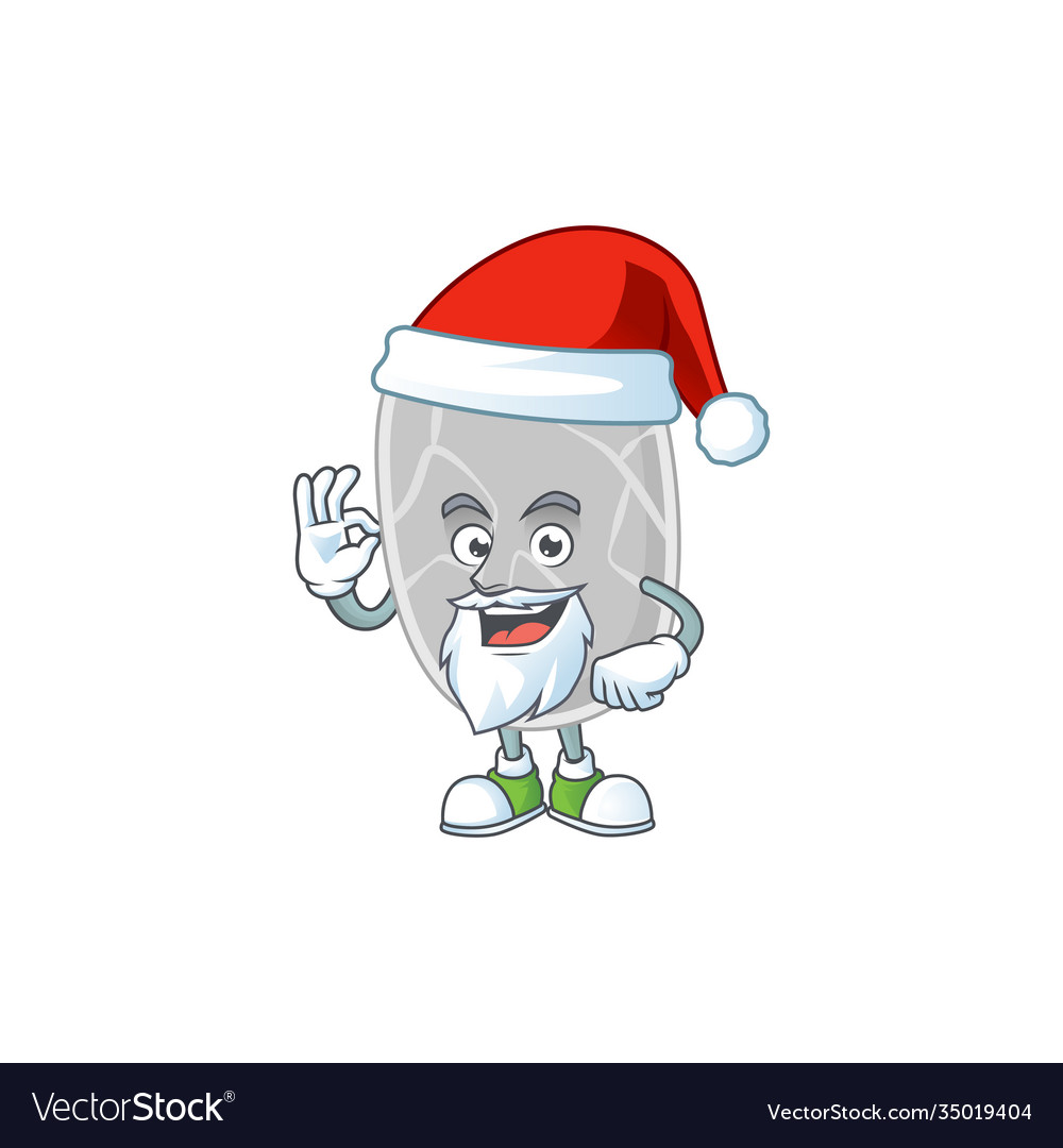 Nitrospirae santa cartoon design with ok finger