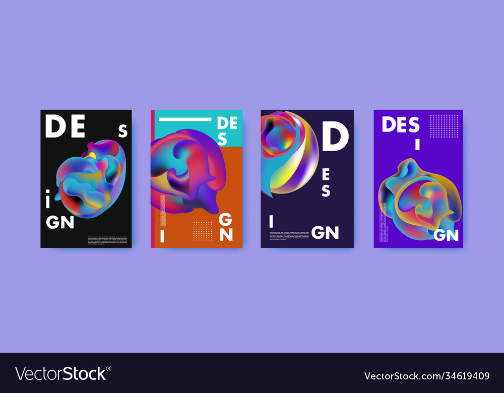 Abstract colorful liquid and fluid pattern
