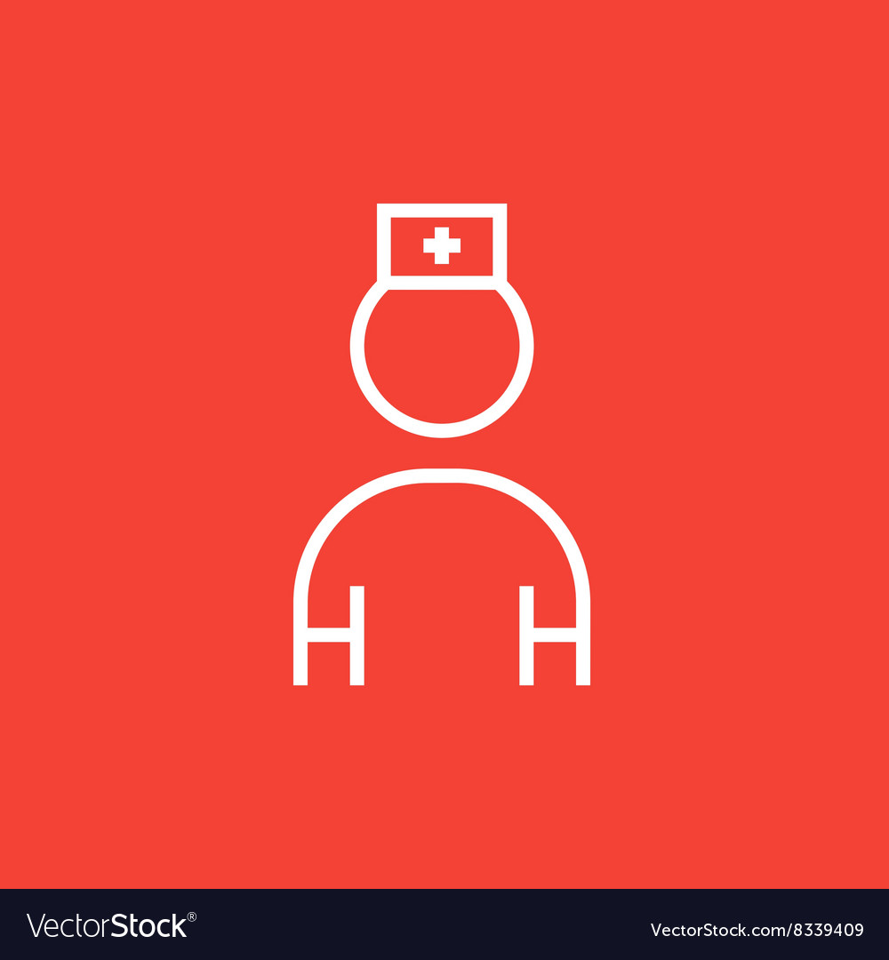 Nurse Line Icon