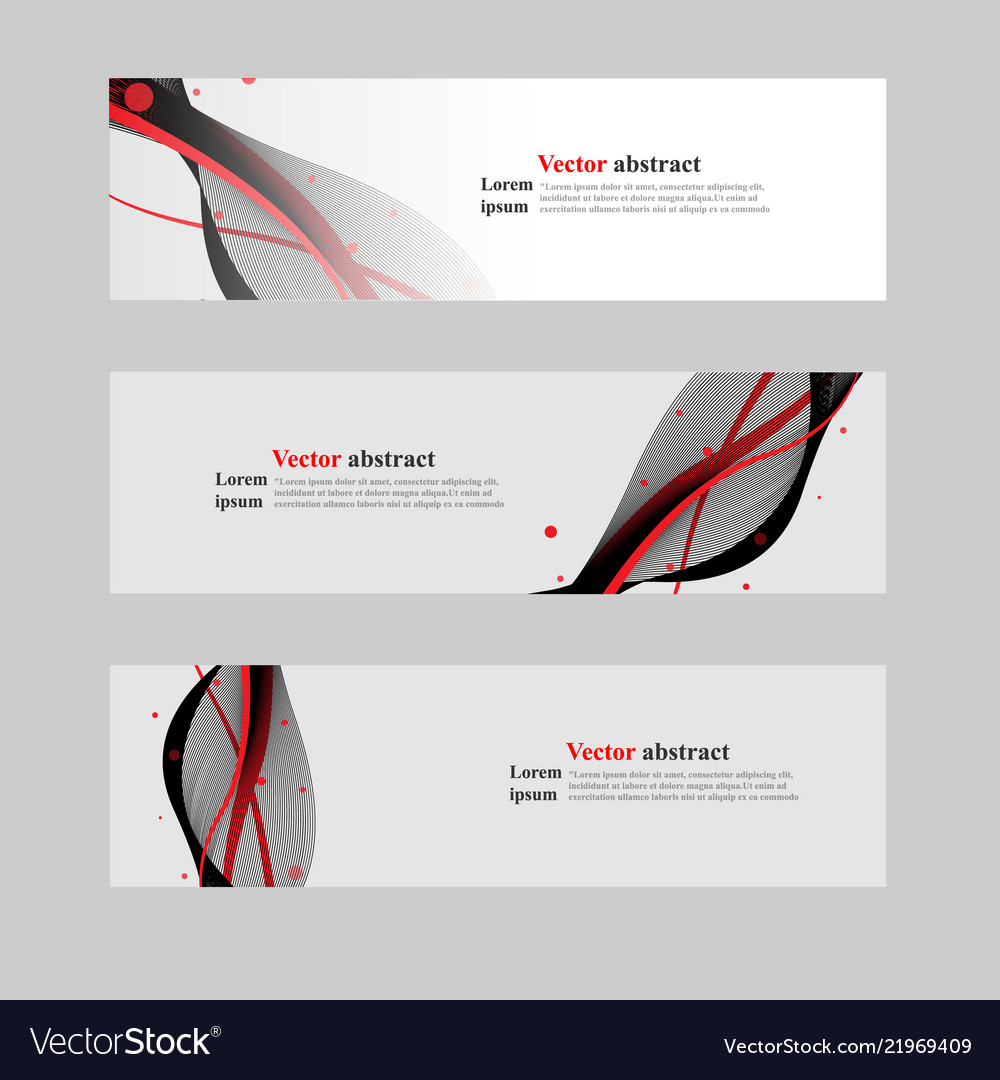 Website header or banner web set abstract vector image Website header or banner web set abstract
