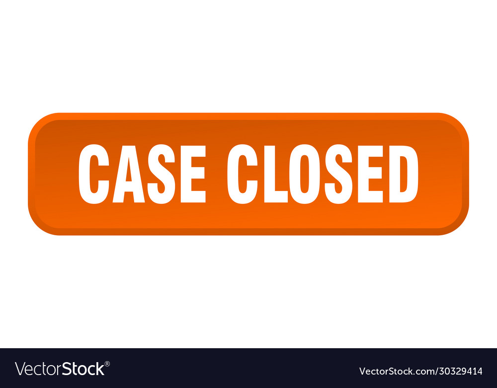 Case closed button square 3d push
