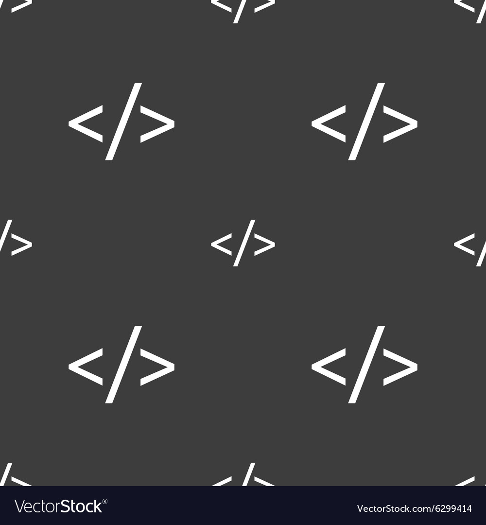 Code sign icon programming language symbol